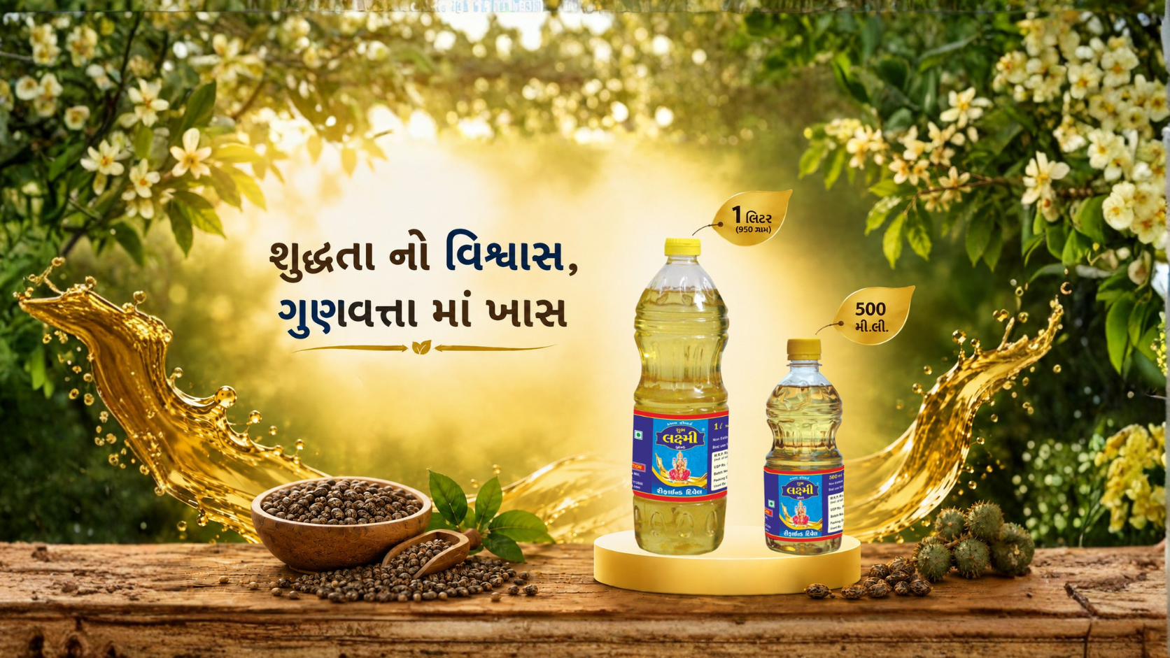 Shubh Laxmi Castor Oil Banner 1